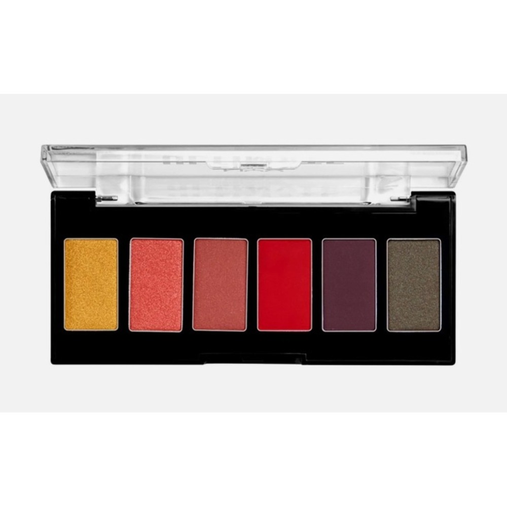 NYX Ultimate Edit Phoenix 6-Color Eye Shadow Palette Warm Red Orange USP02‎